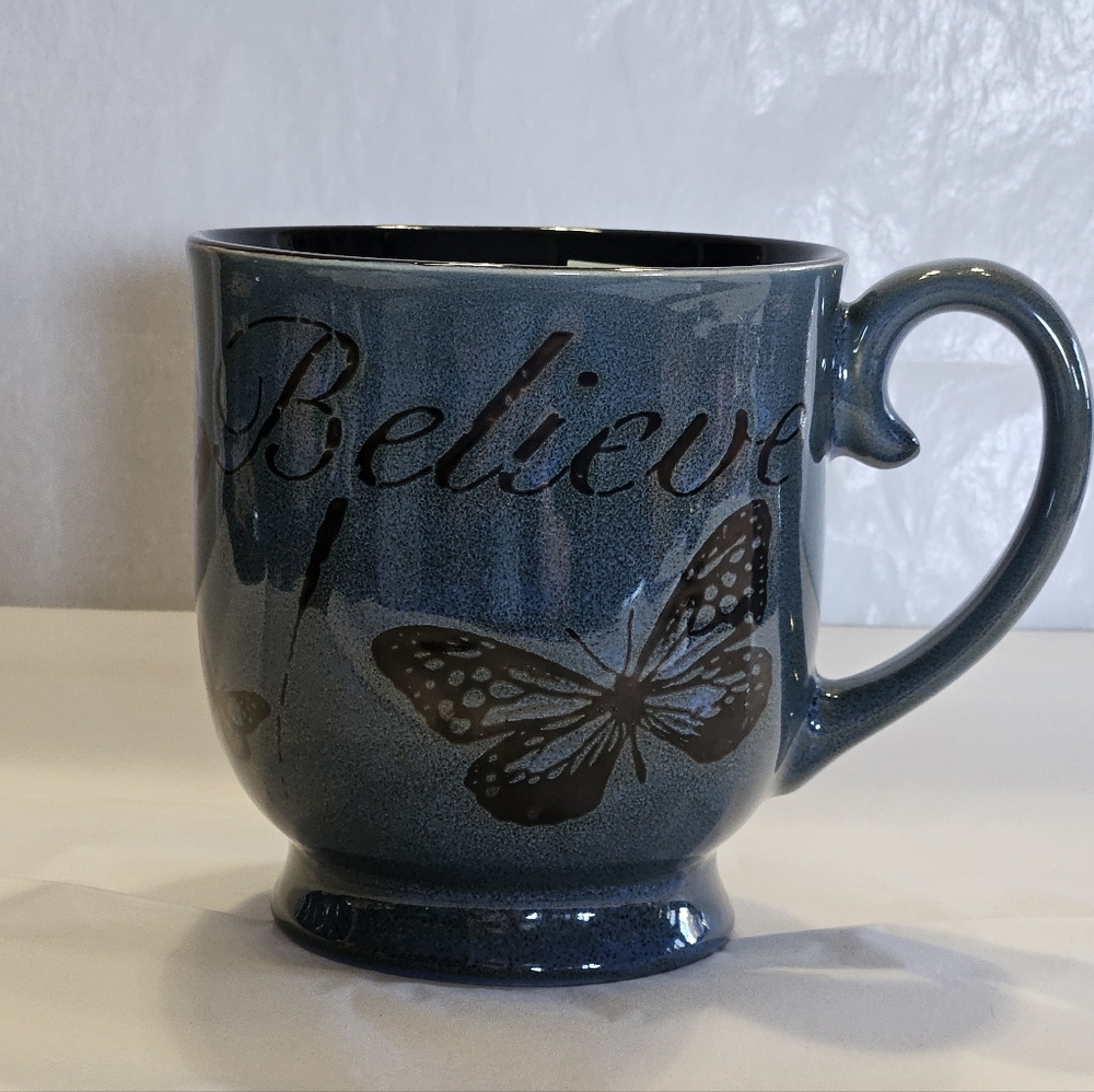 NWT "Believe" Pfaltzgraff Mug.